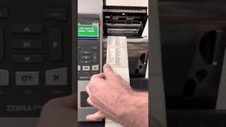 Zebra ZT610 - Manual Sensor Calibration aka Media/Ribbon Calibration - STEPS TO PERFORM