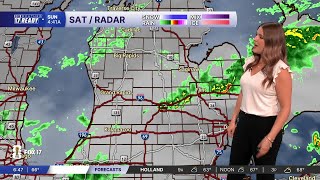 Sunday Early A.M. Forecast: Showers Continue, Clearing Later and Cooler
