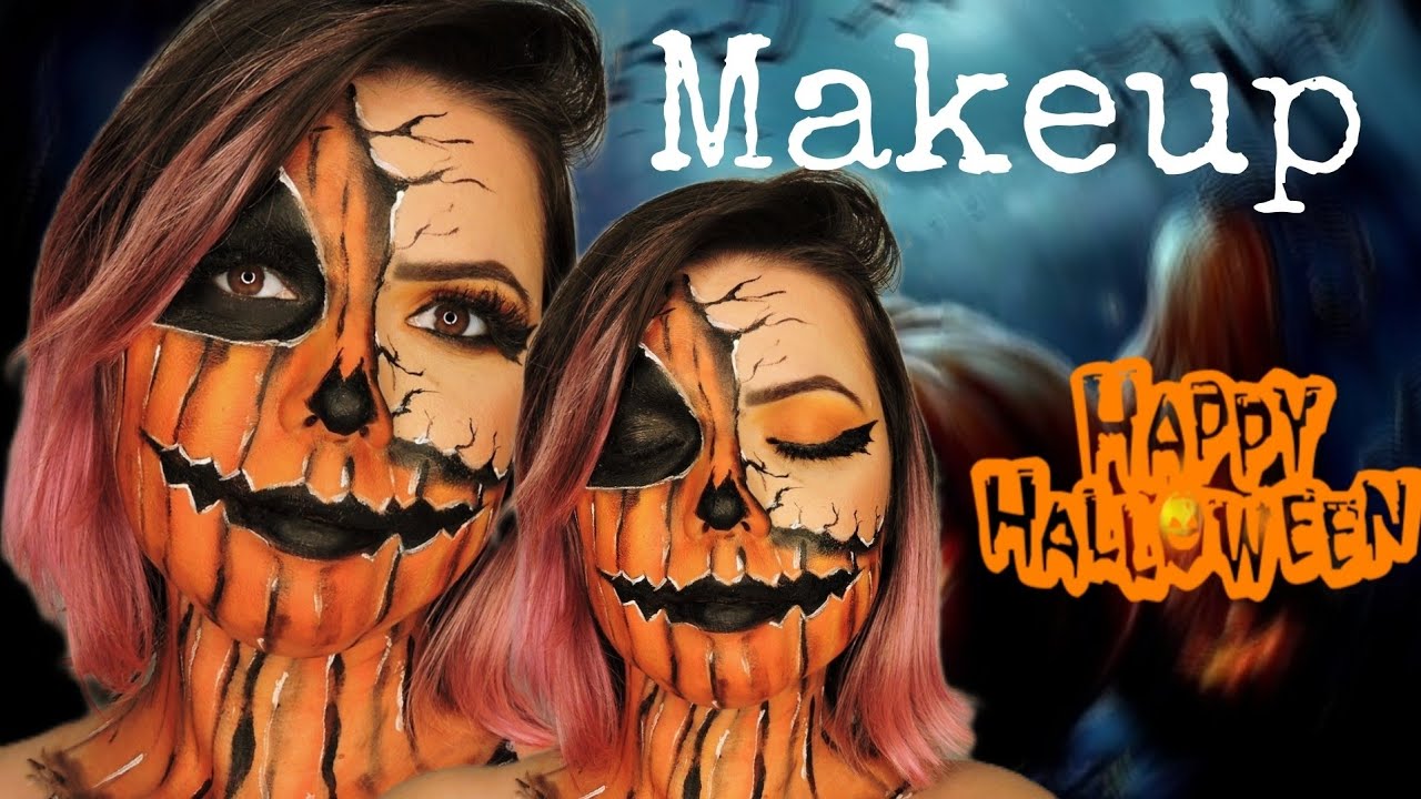 ABÓBORA DE HALLOWEEN MAKEUP | maquiagem dia das bruxas
