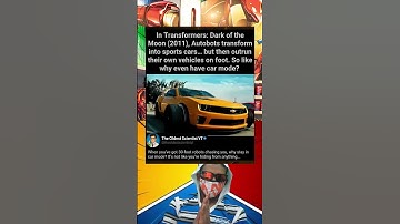 In Transformers: Dark of the Moon (2011), Autobots run faster than drive