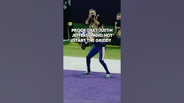 Proof that Justin Jefferson did NOT start the Griddy 🤣