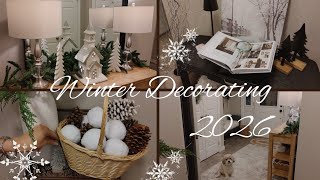 🌲NEW🌲 2026 WINTER DECORATE WITH ME🌲 COZY COMFORT🌲