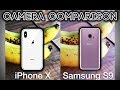 Samsung S9 vs iPhone X Camera test comparison - Photo and Video Test 1080p - review