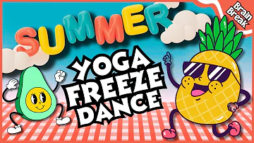 Summer Picnic Yoga Freeze Dance | Summer Brain Break | Summer Yoga for Kids