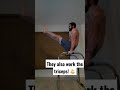 Calisthenics Core & Triceps Workout L-Sit & V-Sit Build 6 Pack Abs Bodyweight Training #shorts