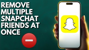How To Remove Multiple Snapchat Friends At Once (Step By Step)