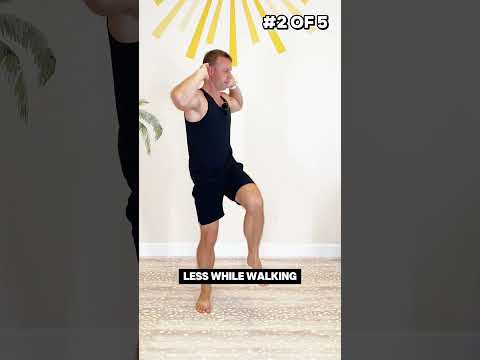 Knee raises crunches help seniors maintain and improve mobility #seniorfitness