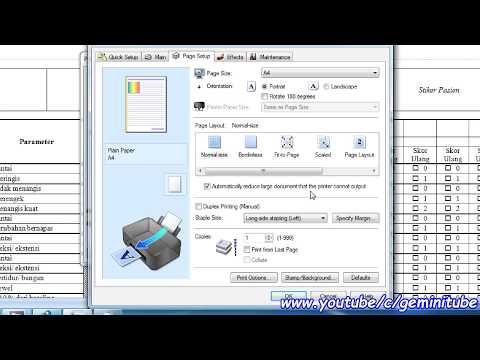 Trik dan Cara Mengatasi Print Out MS WORD Berbeda dengan Ukuran Asli | Tips Word