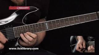 Breaking All The Rules - Guitar Solo - Slow & Close Up - www.licklibrary.com