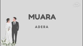MUARA - ADERA - LIRIK LAGU 2023 - LAGU PERNIKAHAN 2024