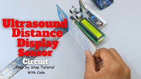 Ultrasound Distance Sensor Display with Arduino UNO