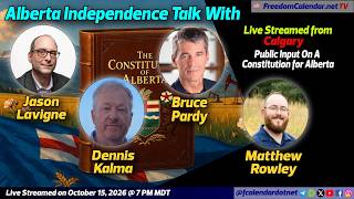 FreedomCalendar.net TV #0F1: Constitutional Talk From Dennis, Bruce and Matthew (LiveStream)