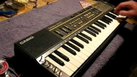 Circuit Bent CASIOTONE MT-100 part 2