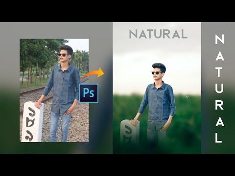 Adobe Photoshop Natural Photo Background Change Tutorial 2022 | Photo Editing Tutorial @AmitEditz77