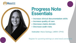 Behavioral Health Records: Essentials for Quality Progress Notes