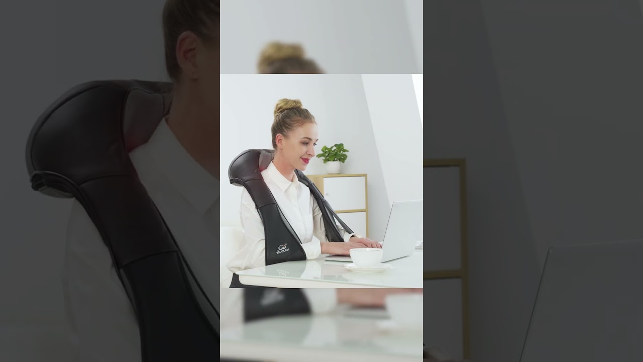 8 deep-kneading massage rotating nodes relax tense body muscle pain💆