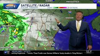 Video: Batch of rain moves across southern parts of the state Tuesday morning
