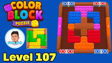 Color block puzzle 3d jam level 107 walkthrough 