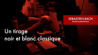 Un Tirage Noir Et Blanc Classique
