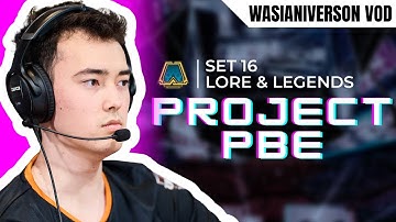 @kai.watanabe x MetaTFT PROJECT PBE MAJOR | Lore & Legends Patch 16.1 PBE VOD | November 29th, 2025