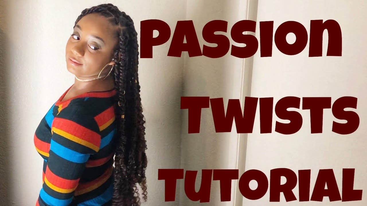 Passion Twist Tutorial Rubber band method YouTube