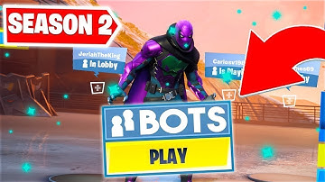 How To Get BOT LOBBIES in Fortnite Chapter 3 Season 2! (Bot Lobby Tutorial)