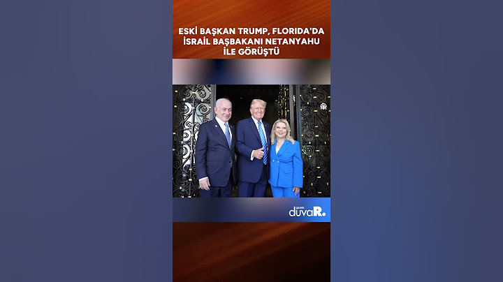 Eski başkan Trump, Florida'da İsrail Başbakanı Netanyahu ile görüştü #shorts