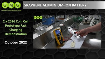 Coin Cell Prototype Fast Charging Demonstration (October 2022)