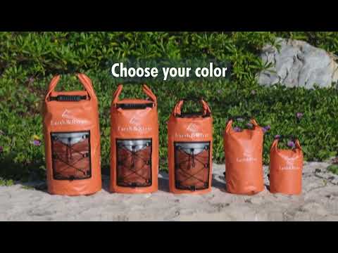 Waterproof bags for kayaking amazon lifestyle product video with western model in china