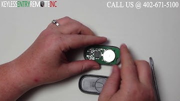 How To Replace A 1999 - 2003 Acura TL Key Fob Battery FCC ID KOBUTAH2T