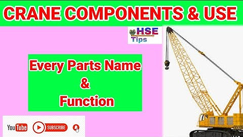 Crane Components in hindi | Crawler crane | Every parts name & Functions | Crane Parts Name & Use |