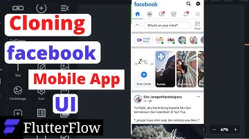 FlutterFlow - Cloning Facebook Mobile App Home Page UI