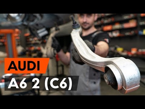 Как заменить передний рычаг подвески AUDI A6 2 (C6) [ВИДЕОУРОК AUTODOC]