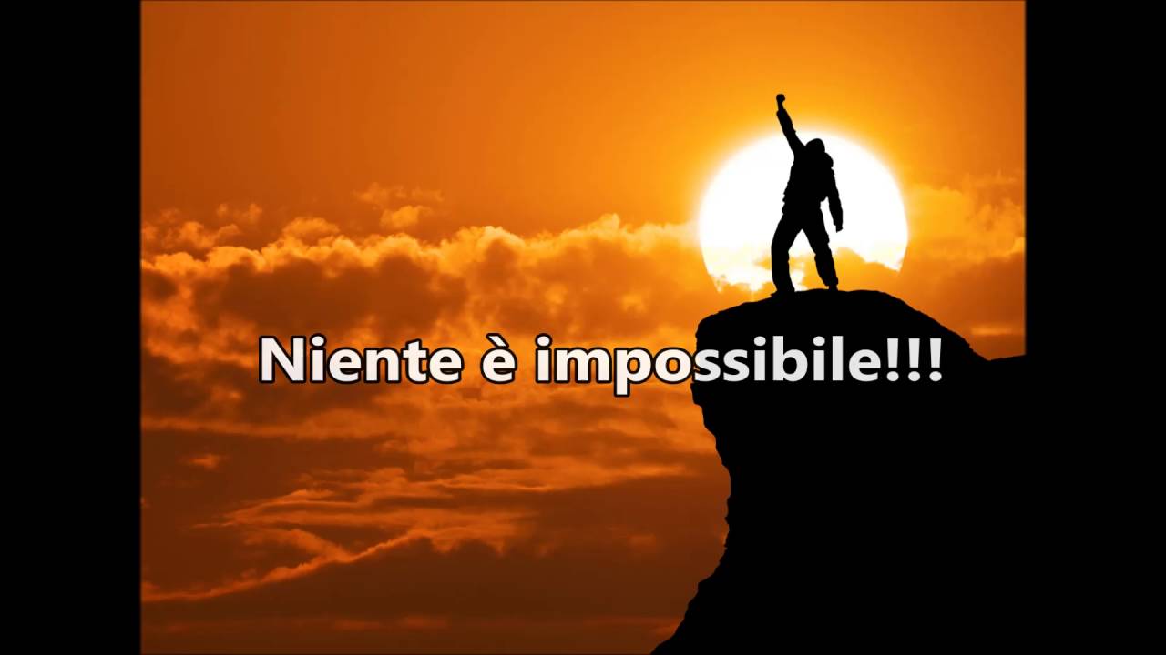 Niente è Impossibile - Base musicale con testo (Nothing is