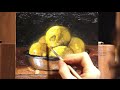 Still life with lemons (HD long version) oil painting demo by Aleksey Vaynshteyn