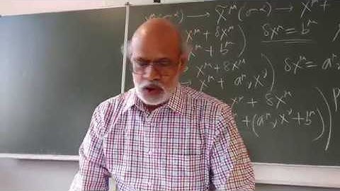 String Theory Lecture - 7  Part - 1/9  by Daya Shankar Kulshreshtha at the Univ. of Oldenburg