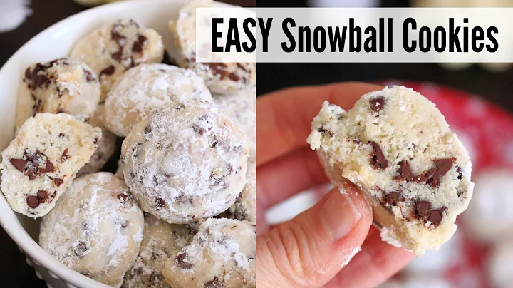 Easy Chocolate Chip Snowball Cookies No Nuts