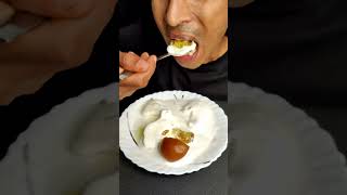 ASMR Eating Gulab Jamun With Vanilla Ice Cream - S296 #shorts  #asmr #eatingshow #mukbang #kiasmran