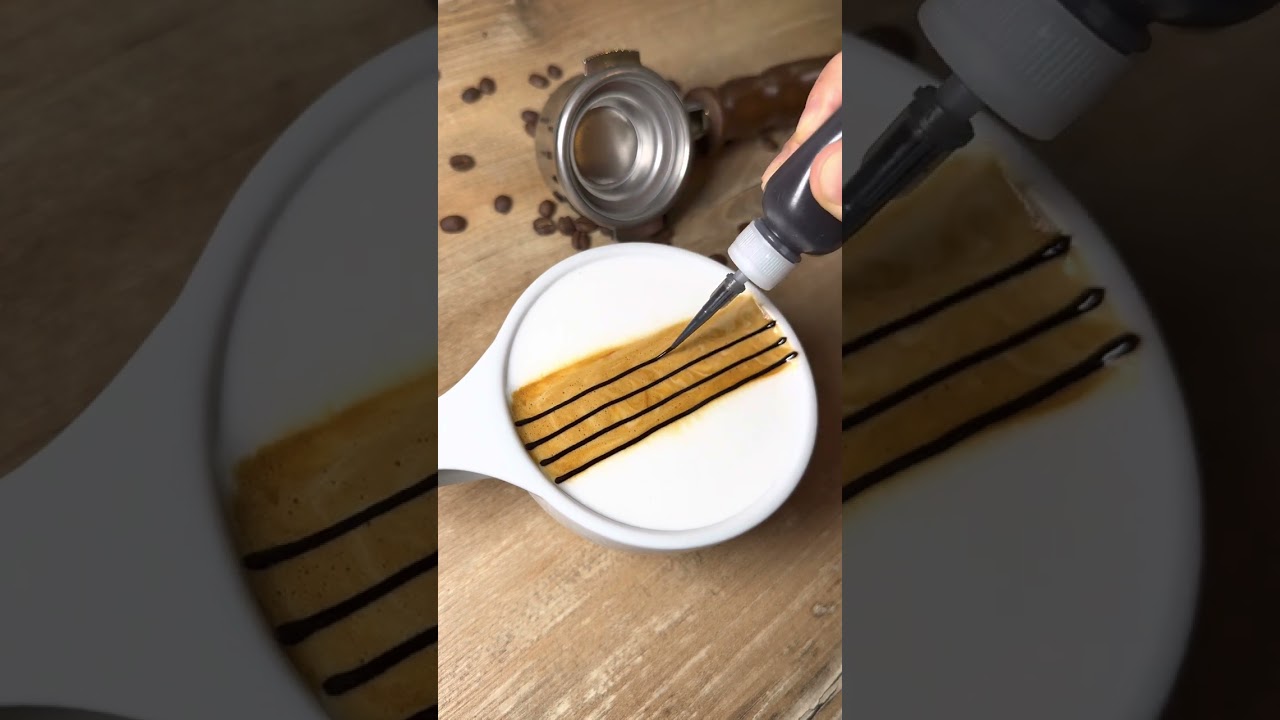 Musical Note, the amazing latte art #latteartcity #music #latte