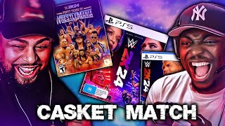 We Played A Casket Match In WWE 2K24 And Its FIRE! Ft. @Tray