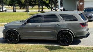 2022 Durango Rt Tow and Go on 24s (Mods) #dodgedurangort #durangort #cartok #hemi #24s #mods #dodge