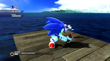 Sonic Unleashed (PS3) - Jungle Joyride: 1000-Ring Challenge (Elgato HD60 test)