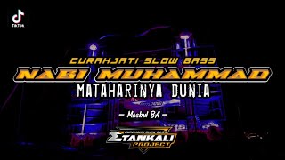DJ NABI MUHAMMAD MATAHARINYA DUNIA | Qasidah Slow Bass || Remix Horeg Terbaru