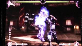 Mortal Kombat 9: 26% Raiden Midscreen Combo