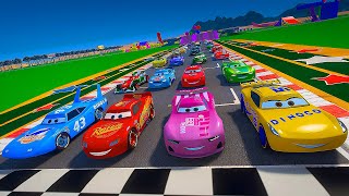 Lightning McQueen &amp; Friends - Race Cars Crazy Track 8 - Cruz Ramirez The King Francesco Bernoulli