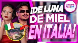 EXCLUSIVOS VIDEOS DE NODAL Y ÁNGELA AGUILAR DISFRUTANDO DE SU LUNA DE MIEL EN ITALIA CON CHAPERONA