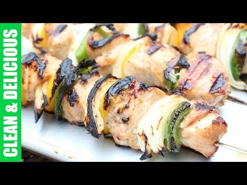 Healthy Chicken Kebabs Summer Menu