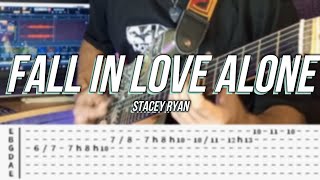 Video thumbnail of "Fall In Love Alone |©Stacey Ryan |【Guitar Cover】with TABS"