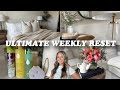 NEW! WHOLE HOUSE RESET 2024 / neutral decor ideas, productive habits, deep cleaning 🧽