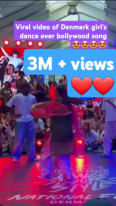 Viral video of Denmark girl on bollywood songs oo lala oo lala❤️❤️❤️ #viralsong #shreyaghoshal #oo